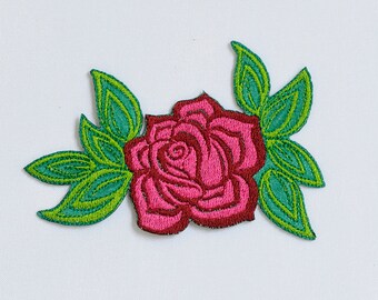 Rose embroidery | Etsy