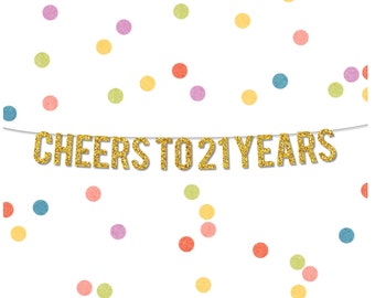 Cheers to 21 years | Etsy