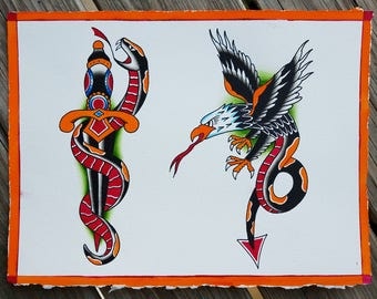 Traditional Tattoo Flash