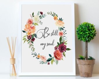 Be still printable | Etsy