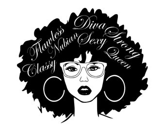 Vector Little Black Girl Natural Hair Vector Little Black Girl Natural Hair