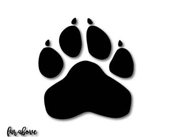 Download Panther Paw School Team Pride Mascot SVG EPS dxf png jpg