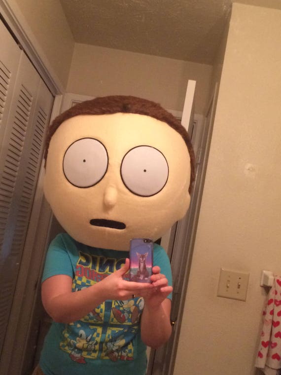 Items Similar To Morty Smith Cosplay Mascot Costume Head On Etsy