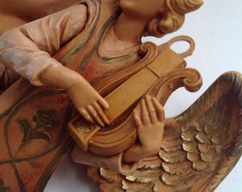 Vintage Fontanini Angel wall figurine