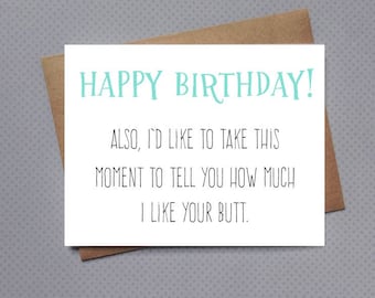 boyfriend birthday card, girlfriend birthday card, husband birthday card, wife birthday card, sexy birthday card - take this moment