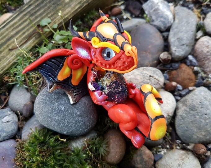 Red Mini Baby Dragon