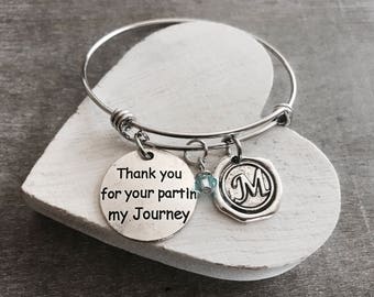 SALE, Thank you, Thank you Gift, Thank you Jewelry, Thank you Bracelet, Teacher, Coach, Bridesmaid, Gifts, Silver Bracelet, Charm Bracelet