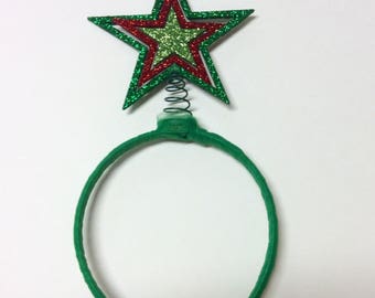 Christmas star headband, christmas tree topper headband, christmas star, christmas headband, star headband, tacky christmas sweater