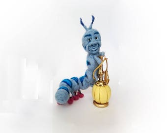alice in wonderland caterpillar figurine