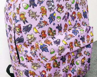 PRE-ORDER Backpack Bag ~ All Over Pattern ~ Zelda / Pokemon / Animal Crossing / Studio Ghibli / Overwatch