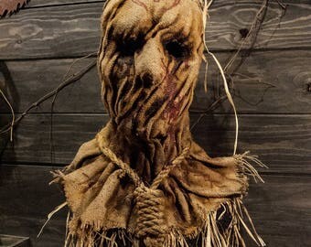 Scarecrow mask, "voodoo" Halloween mask,