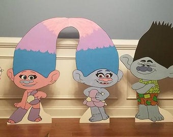 1 ONE 2ft Troll cutout/standee/prop. (any 1 character)