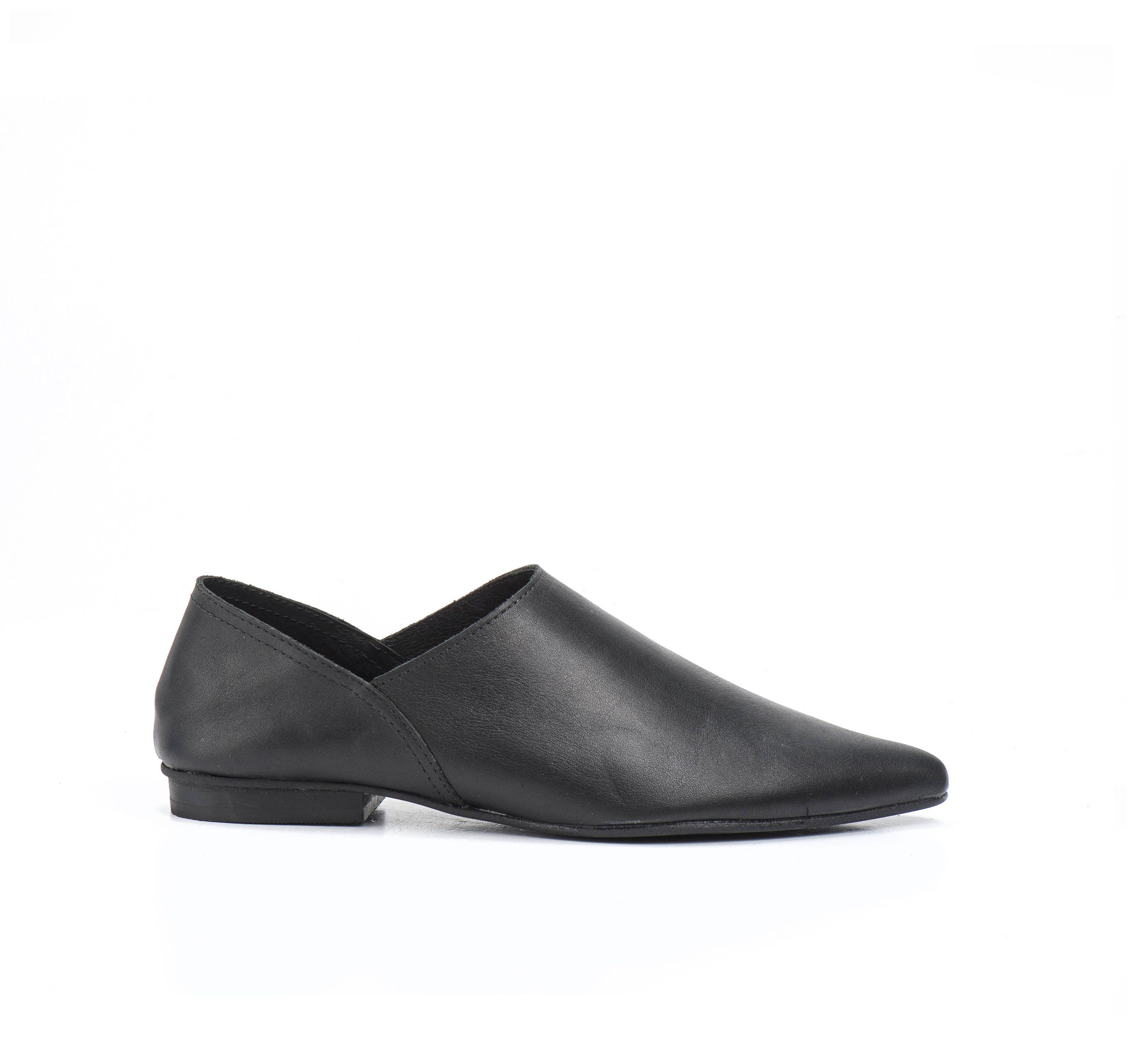 soft black flat shoes
