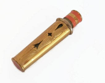 Vintage Art Deco Faberge Fabergette Roll On Perfume Bottle, Perfume Scent Was "Straw Hat" - Vintage Perfume Bottles