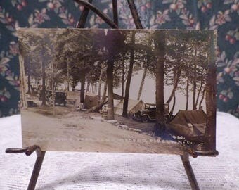 vintage Popular Point N.Y real photo postcard