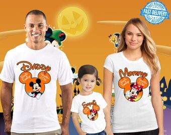 Halloween Disney Family Shirt, Halloween disney Custom Shirt, Personalized disney Shirt, disney family shirts, Birthday t-shirts