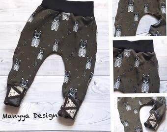 Baby Pants - Lynx Baby Pants - Brown Baby Pants - Baby Boy Clothes - Baby Girl Clothes - Baby Shower Gift - Lynx Baby Clothes