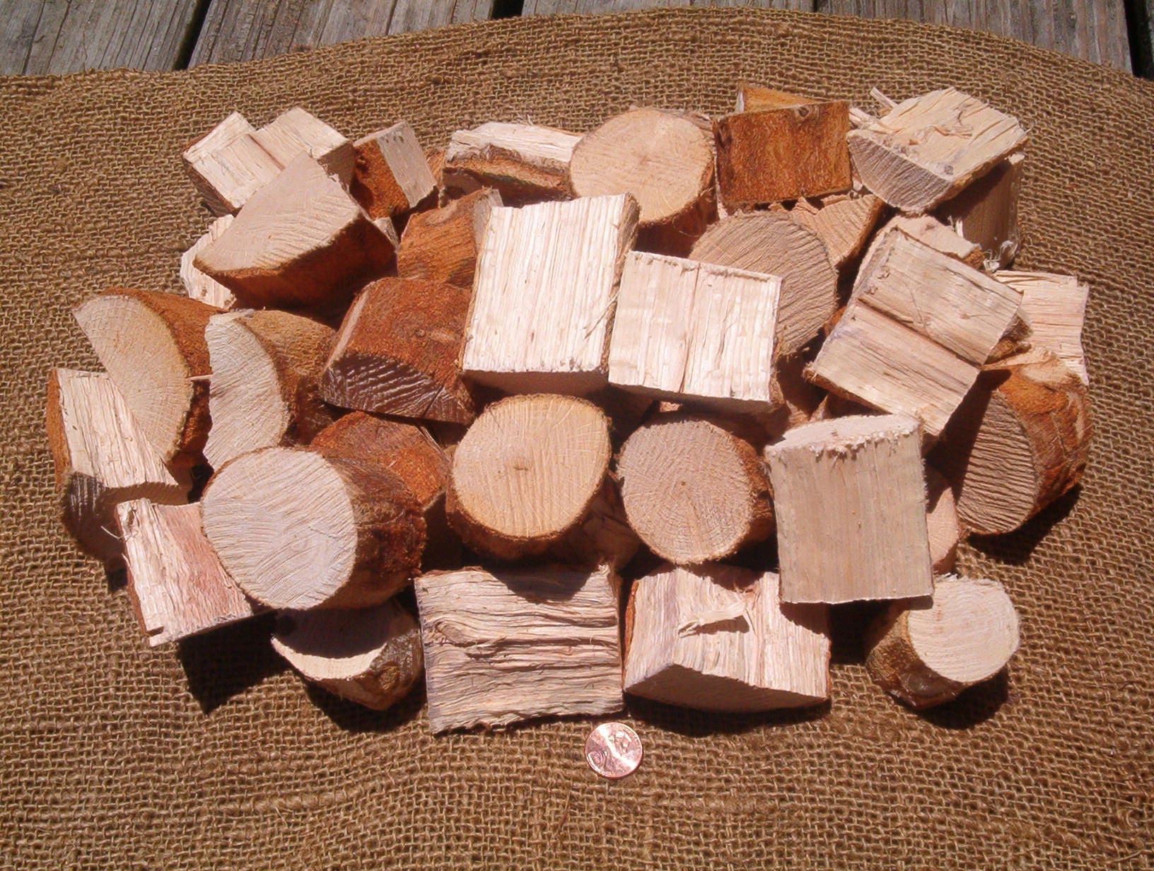 Fresh Cut Pecan BBQ Grilling Wood Flavor Chunks All Natural