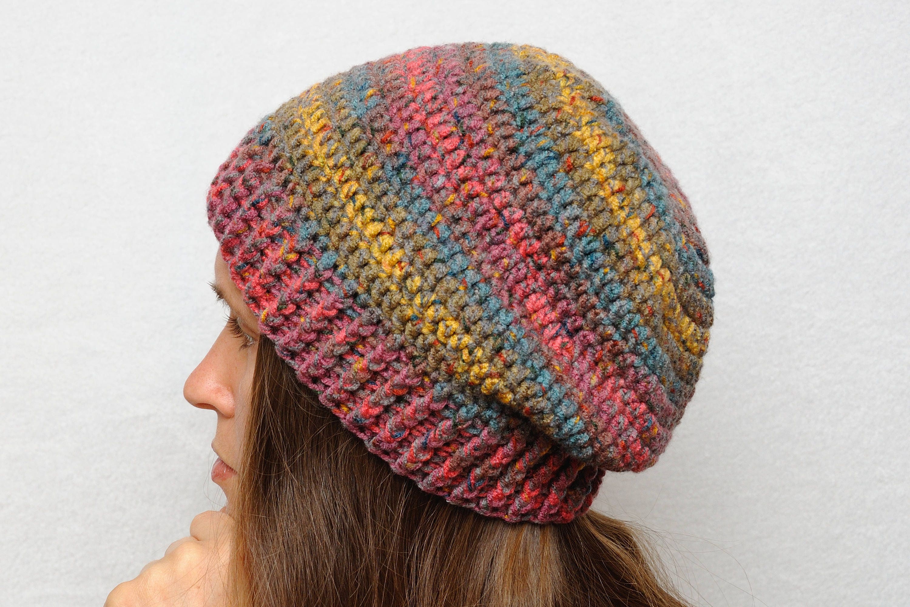 Slouchy beanie Winter Hat Womens hats Slouchy hat Chunky hat