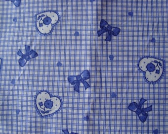 child heart vintage fabric and ribbons