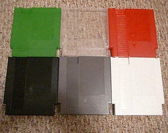 42-pack New Nintendo NES cartridge shell case w/ screws (mix and match colors)