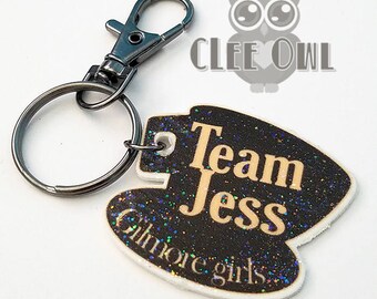 Gilmore Girls "Team Jess" Keychain. Only 1 Left!