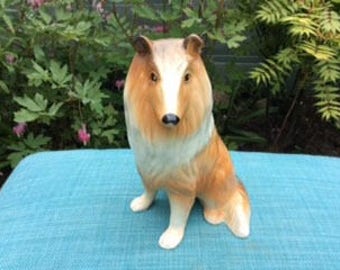 Vintage ( Lassie) Collie Dog China Figurine