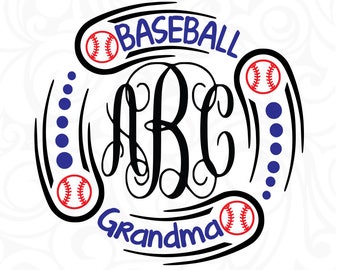 Download Baseball grandma svg | Etsy