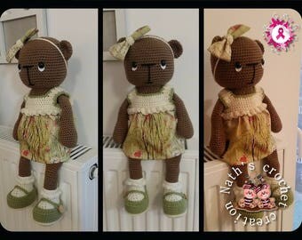 Natasha is wearing her best dress for adoption