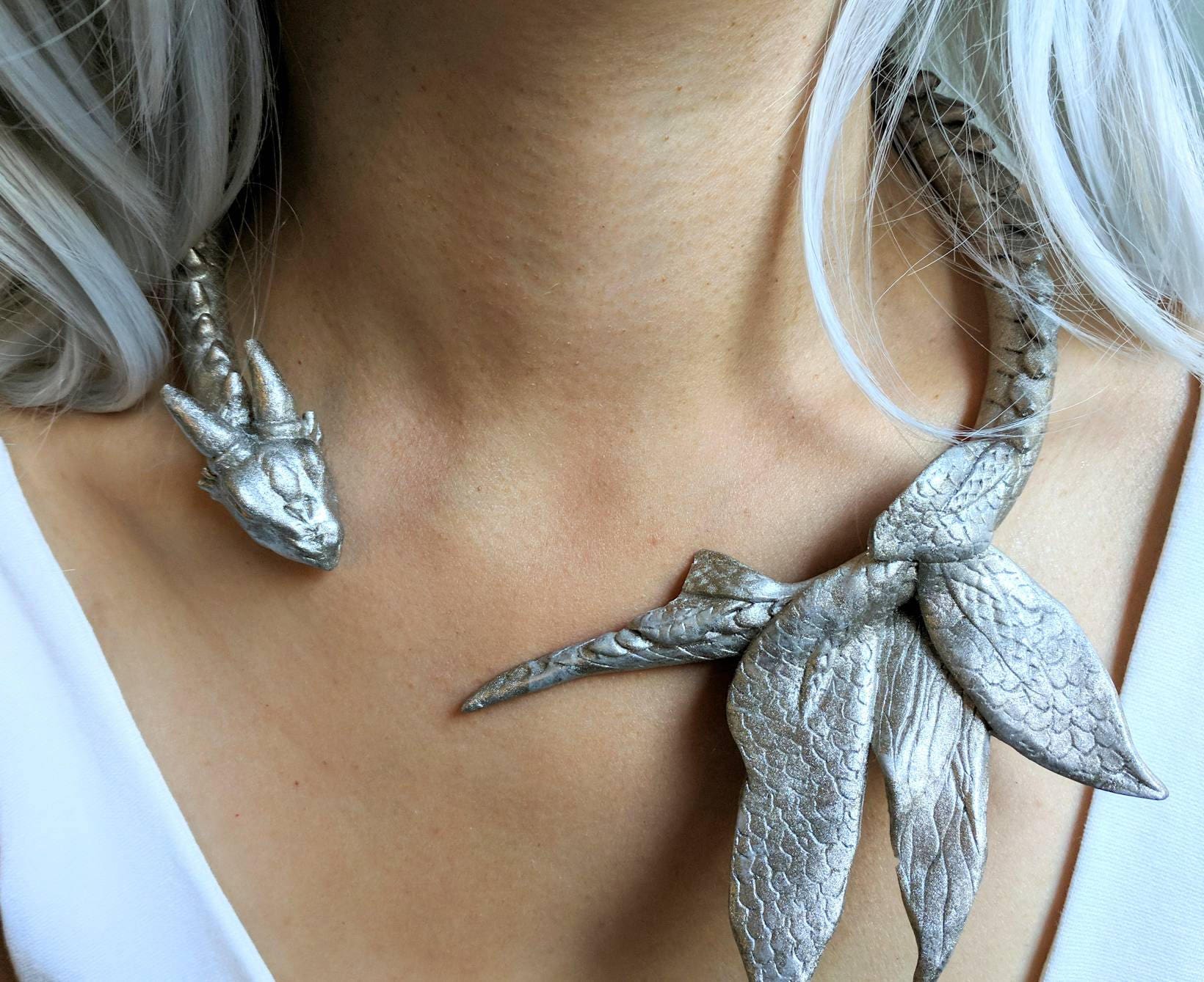 Daenerys Dragon Necklace. Game of Thrones Dragon Jewelry.