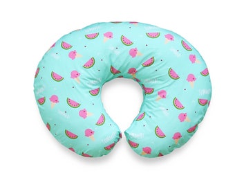 Watermelon Boppy Cover - Nursing Pillow Cover - Boppy Pillow Cover - Girl Boppy Cover - Pillow Cover - Baby Shower Gift - Boppy Slip Cover