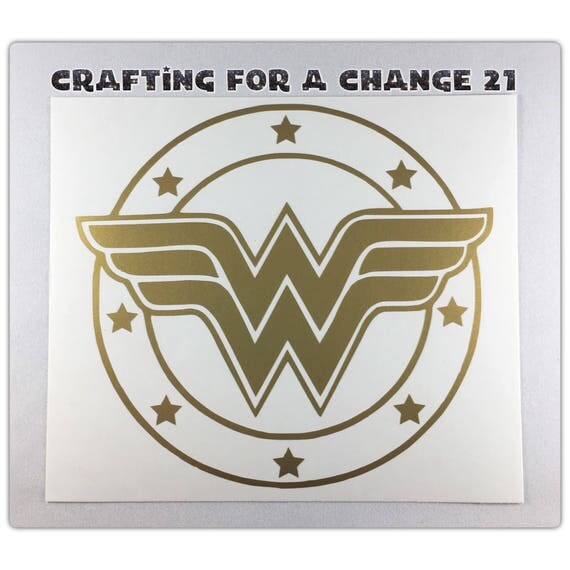 Wonder Woman Vinyl Decal Wonder Woman Decal Wonder Woman