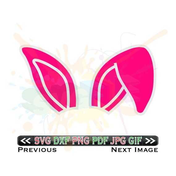 Download Bunny Ears SVG Files for Cutting Easter Cricut Designs ...