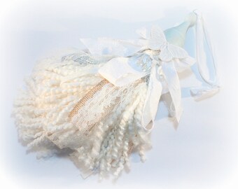 Decorative Tassel, Cottage Chic, Farmhouse Decor, Rustic Decor, Ornament Tassel, Key Tassel, French Chic Decor, Country Home Decor, Shabby