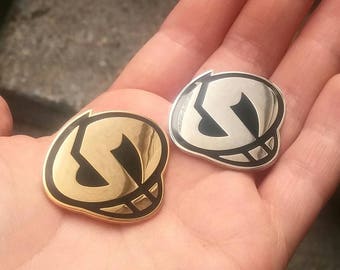 Pokemon Inspired Team Skull Silver or Gold Hard Enamel Pin
