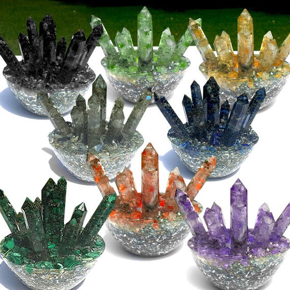 CUSTOM ORDER Orgone Crystal Bowls create