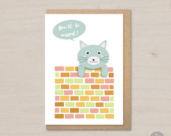 Beautiful 99 A3 Farewell Card