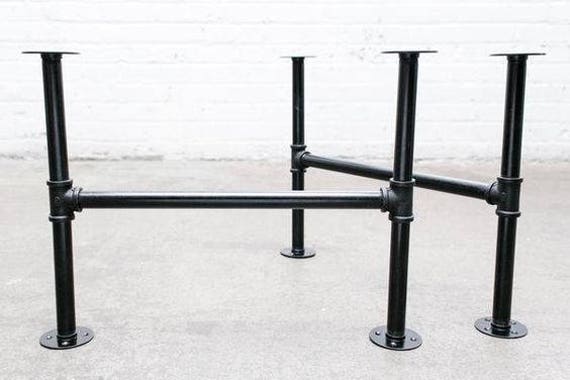 Black Pipe Table Frame/Table Legs DIY Parts Kit 2