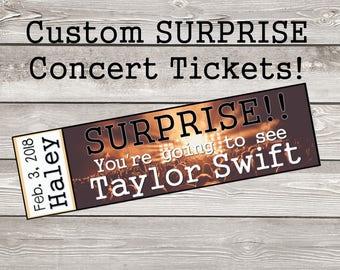 Concert ticket | Etsy