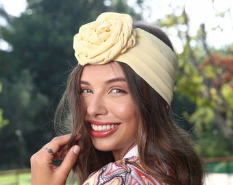 yellow headband, fashion headband, headband, flower headbands, turban headband, women's headbands, hair headbands, wide headbands