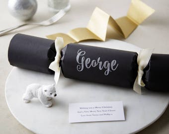 Personalised Metallic Family Christmas Cracker