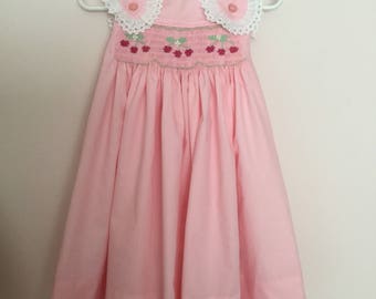 Hand smocked sundress . Size3