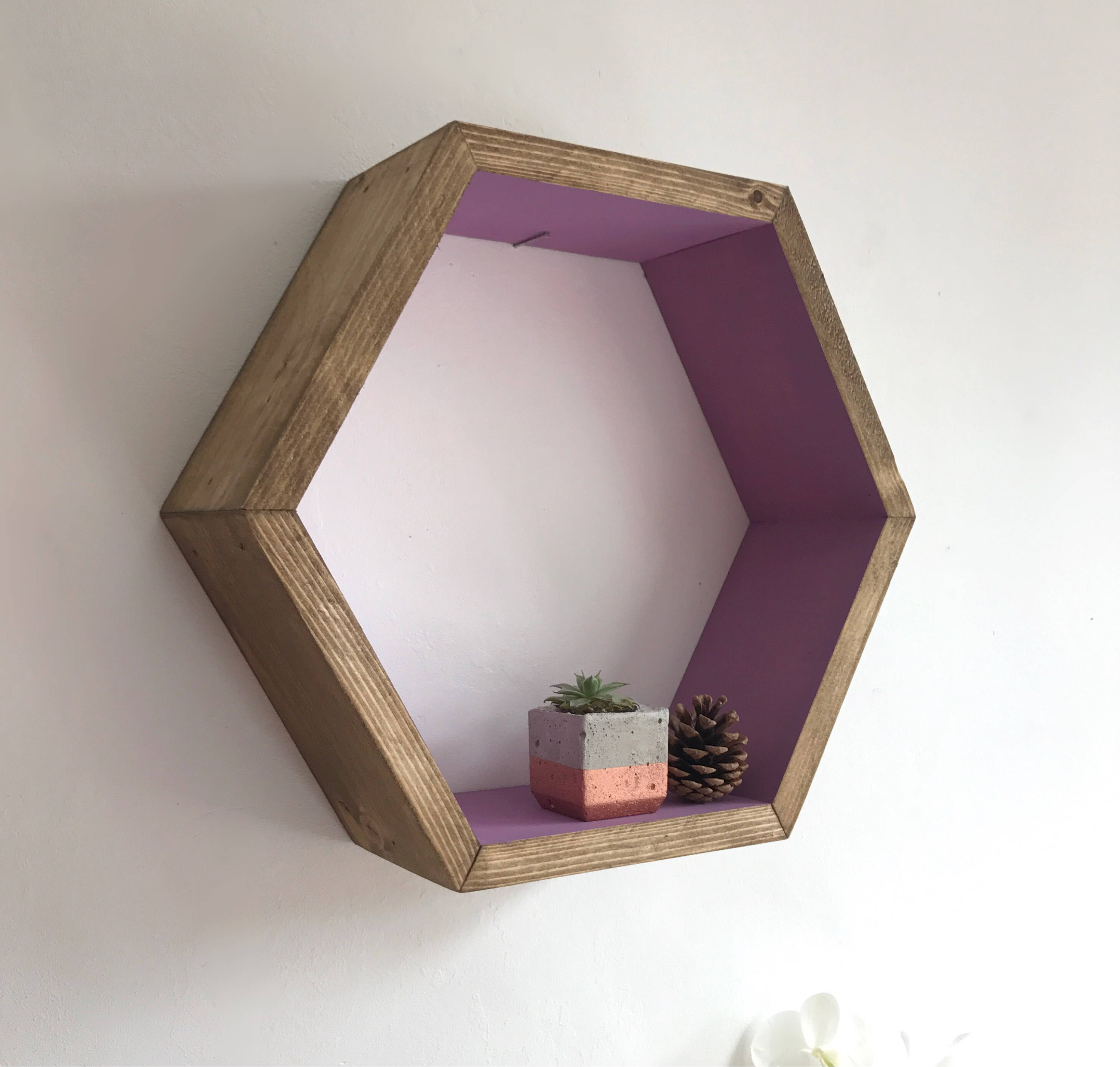 shelf Wild orchard beehive shelf purple shelf