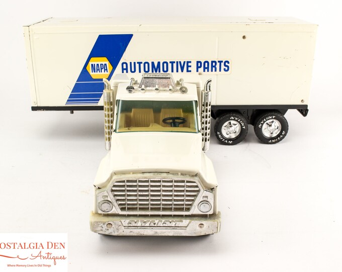 Nylint Semi Truck | Vintage Steel Toy | 18 Wheeler Toy | NAPA Auto Parts Truck