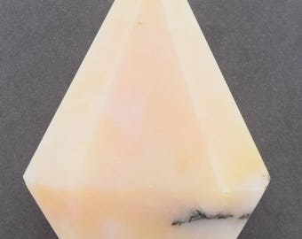 Faceted Pink Opal Bead