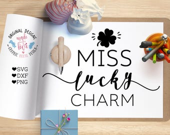 miss lucky charm svg, st patricks day svg, st patricks svg, miss lucky svg, lucky charm svg, miss lucky iron on, st patricks dxf, lucky dxf