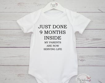 9 months inside - Baby short sleeve vest