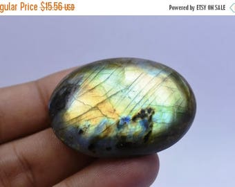 50 % OFF Natural Labradorite Oval Shape Loose Cabochons , AAA Strong Fire Labradorite Cabs , Labradorite / Spectrolite Cabochons (7398)