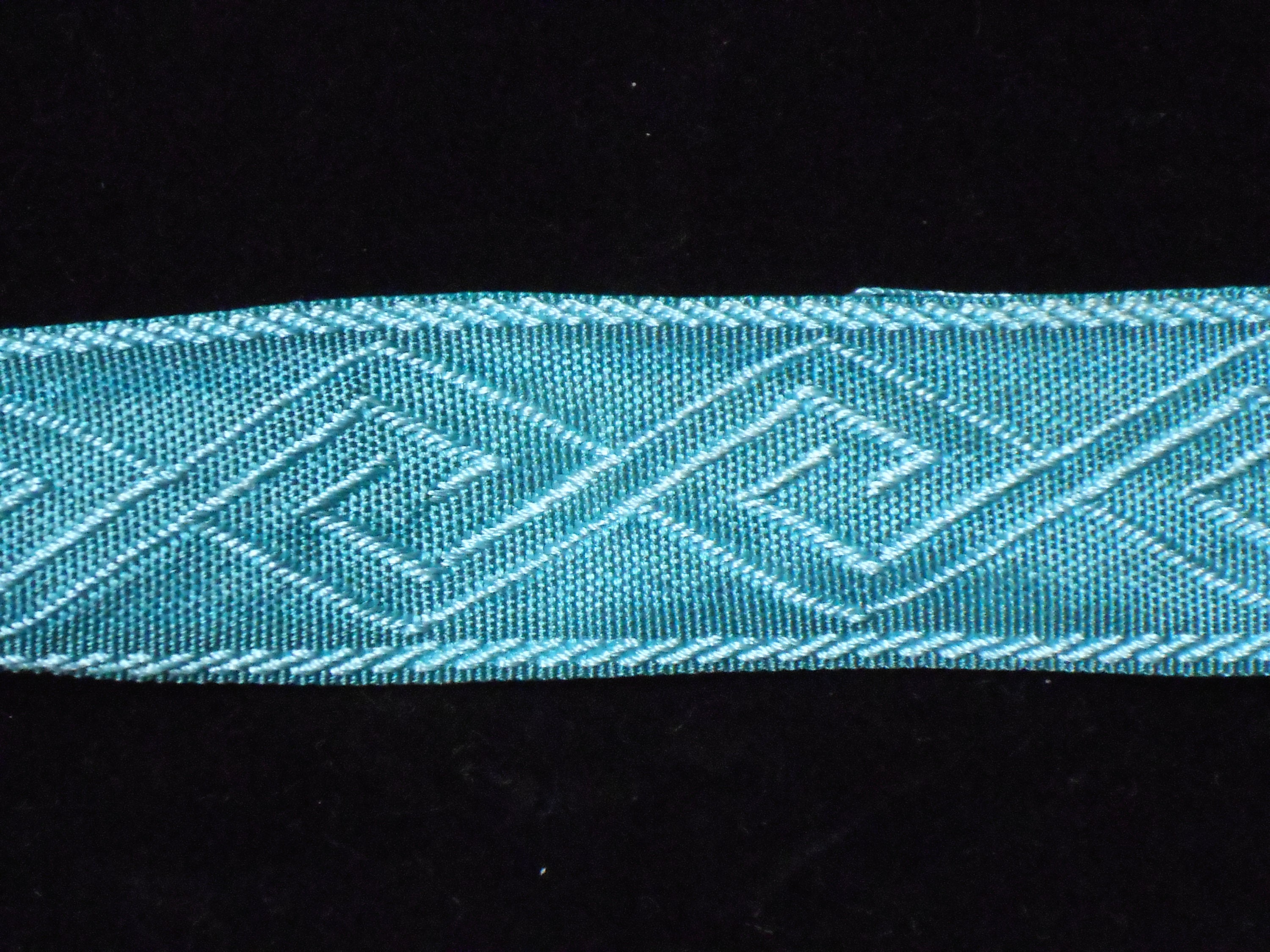 Shiny Teal Decorative Fabric Tape