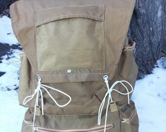 Kelty Backpack | External Aluminum Frame, Kelty Style, Vintage Backpack, Lightweight Nylon Backpack , Vintage Hiking Gear, Made in Japan